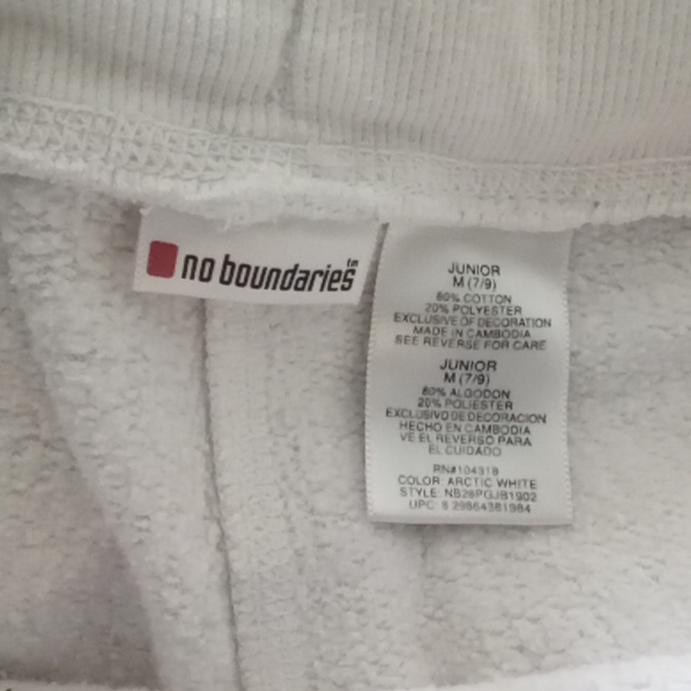 No Boundaries NYC WOMENS SWEAT SHORTS! MEDIUM COMFY - Picture 5 of 10